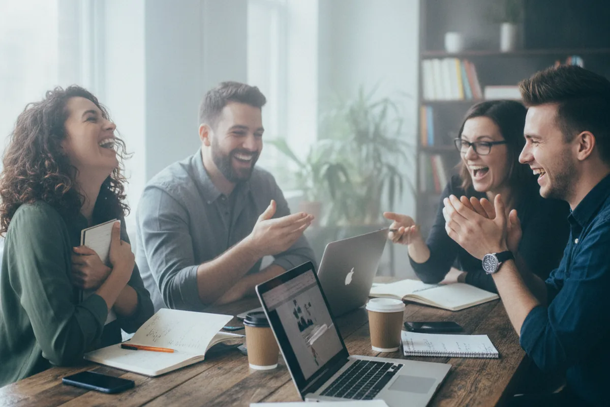 Die Redaktion von Future of Web Strategy bei der Themenplanung